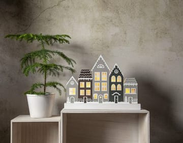Villa Ljusstake 32 cm - grå - Inredning - Julpynt & helgdekoration - Julpynt & juldekoration