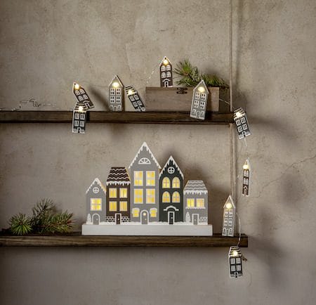 Villa Ljusstake 32 cm - grå - Inredning - Julpynt & helgdekoration - Julpynt & juldekoration