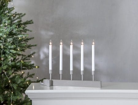 Vind Ljusstake 40 cm - beige - Inredning - Julpynt & helgdekoration - Julpynt & juldekoration