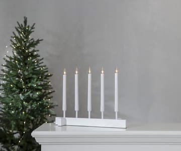 Vind Ljusstake 40 cm - vit - Inredning - Julpynt & helgdekoration - Julpynt & juldekoration