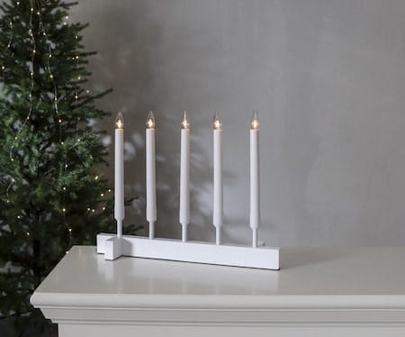 Vind Ljusstake 40 cm - vit - Inredning - Julpynt & helgdekoration - Julpynt & juldekoration