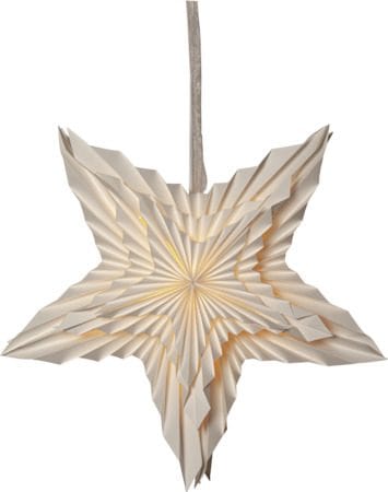 White Pappersstjärna 50 cm - vit - Inredning - Julpynt & helgdekoration - Julpynt & juldekoration