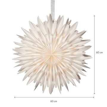 Winter Pappersstjärna 60 cm - Vit med guldprickar - Inredning - Julpynt & helgdekoration - Julpynt & juldekoration