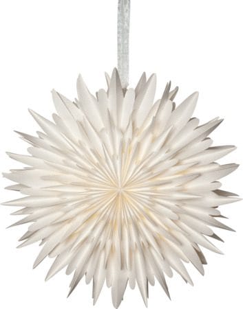 Winter Pappersstjärna 60 cm - Vit med guldprickar - Inredning - Julpynt & helgdekoration - Julpynt & juldekoration