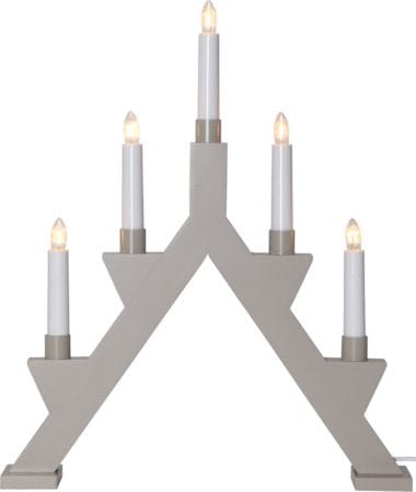 Zack Ljusstake 34 cm - beige - Inredning - Julpynt & helgdekoration - Julpynt & juldekoration