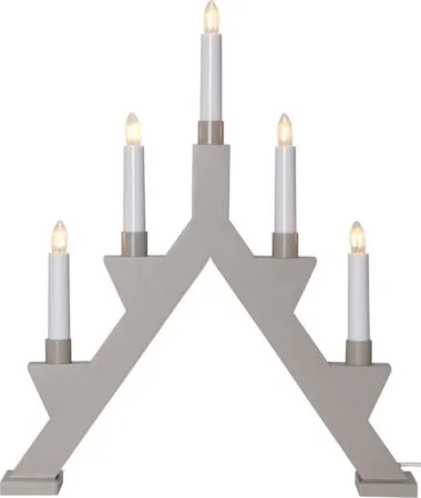 Zack Ljusstake 34 cm - beige - Inredning - Julpynt & helgdekoration - Julpynt & juldekoration