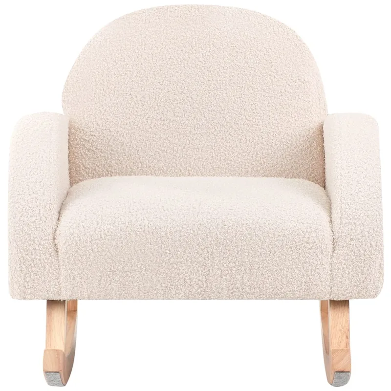 Gungfåtölj Hug - Beige, ljust trä - Inredning - Inredning barnrum & leksaker - Leksaker