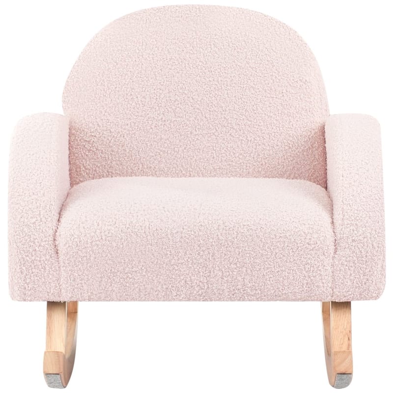 Gungfåtölj Hug - Rosa, ljust trä - Inredning - Inredning barnrum & leksaker - Leksaker