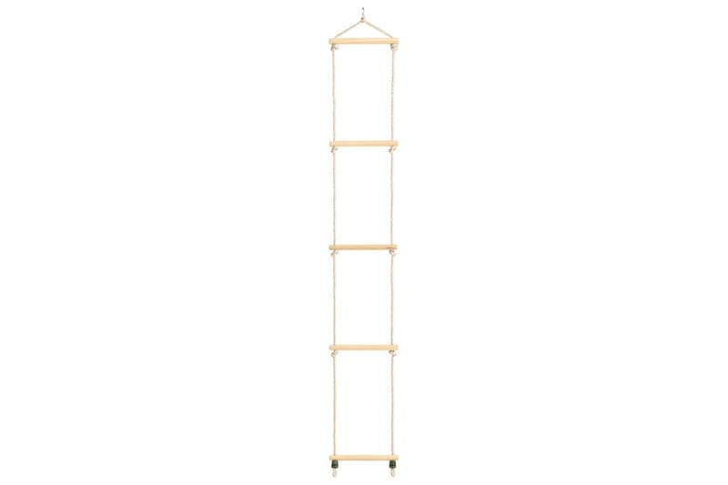 Repstege för barn massivt trä och PE 30x168 cm - Brun - Babyleksaker - Träleksaker