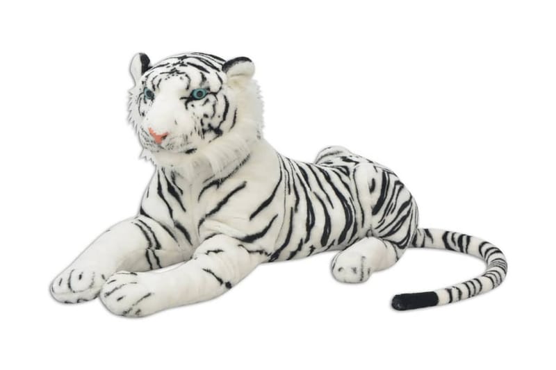 Tigerleksak plysch vit XXL - Vit - Inredning - Inredning barnrum & leksaker - Leksaker