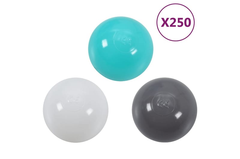 Färgglada lekbollar till babypool 250 st - Flerfärgsdesign - Babyleksaker