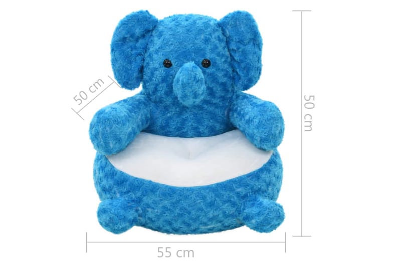 Gosedjur elefant plysch blå - Blå - Mjukleksaker & gosedjur