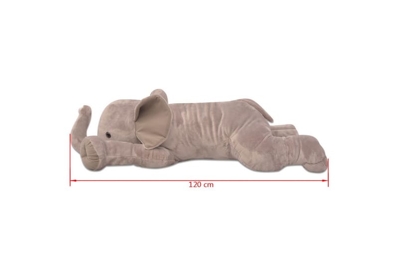 Gosedjurselefant plysch XXL 120 cm - Brun - Inredning - Inredning barnrum & leksaker - Leksaker