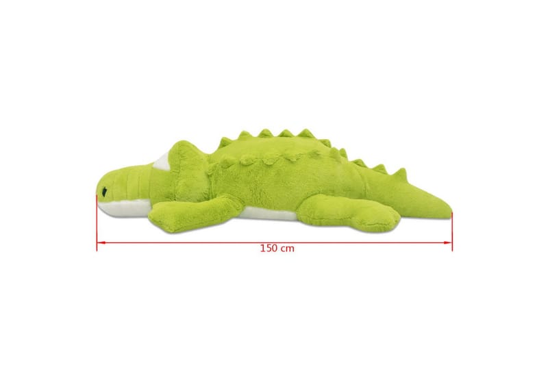 Gosedjurskrokodil plysch XXL 150 cm - Grön - Inredning - Inredning barnrum & leksaker - Leksaker