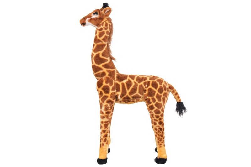 Stående leksaksgiraff brun och gul XXL - Brun - Inredning - Inredning barnrum & leksaker - Leksaker