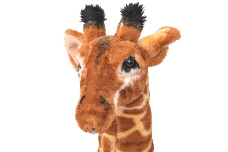 Stående leksaksgiraff brun och gul XXL - Brun - Inredning - Inredning barnrum & leksaker - Leksaker