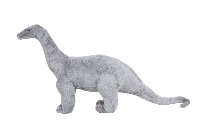 Stående plyschleksak brachiosaurus grå XXL - Grå - Inredning - Inredning barnrum & leksaker - Leksaker