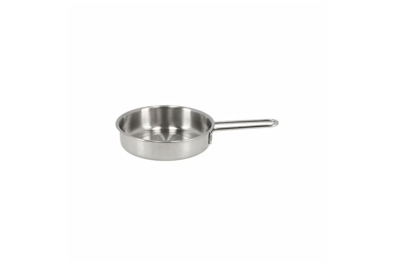 Esschert Design Leksaksset för kök 6 delar rostfritt stål - Silver - Leksaksmat