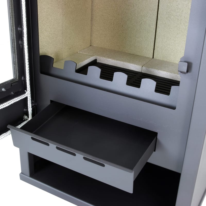 Braskamin 15kW | Verkningsgrad 77% | Laitila - Inredning - Kaminer - Brasvärme - Braskamin & vedkamin