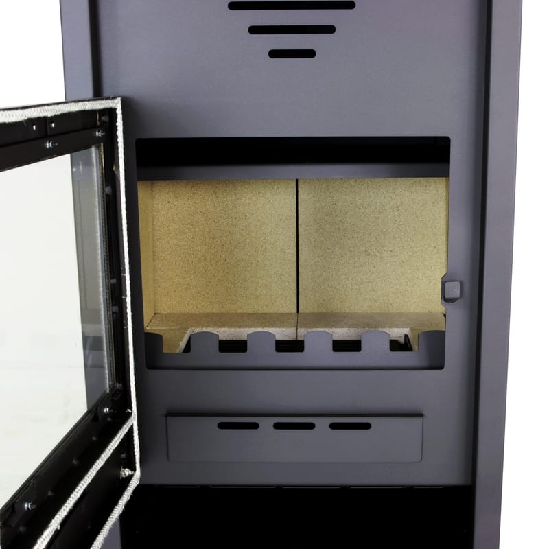 Braskamin 15kW | Verkningsgrad 77% | Laitila - Inredning - Kaminer - Brasvärme - Braskamin & vedkamin