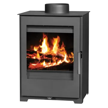 Braskamin 5kW | Modern Design | Hög Effektivitet | Lappi - Inredning - Kaminer - Brasvärme - Braskamin & vedkamin