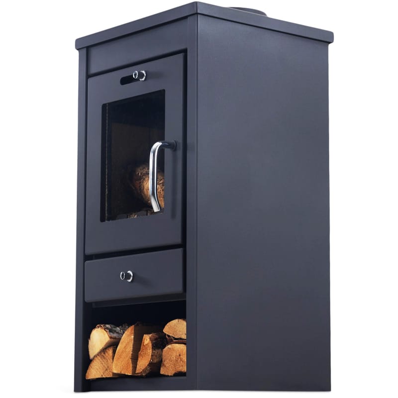 Braskamin 7kW | Verkningsgrad 80% | Ylöjärvi - Inredning - Kaminer - Brasvärme - Braskamin & vedkamin