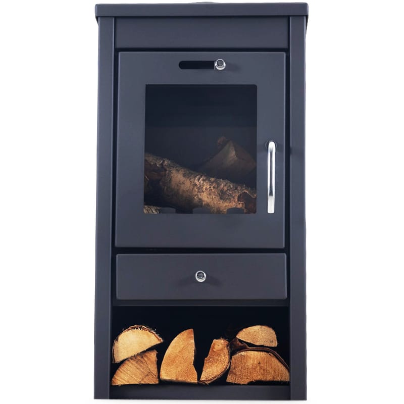 Braskamin 7kW | Verkningsgrad 80% | Ylöjärvi - Inredning - Kaminer - Brasvärme - Braskamin & vedkamin