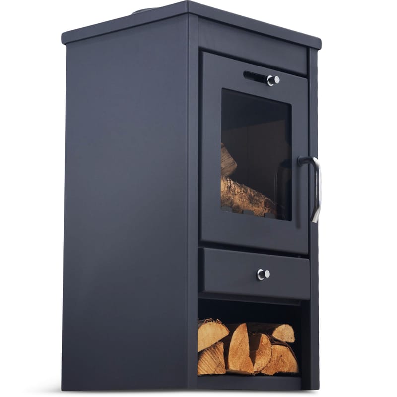 Braskamin 7kW | Verkningsgrad 80% | Ylöjärvi - Inredning - Kaminer - Brasvärme - Braskamin & vedkamin