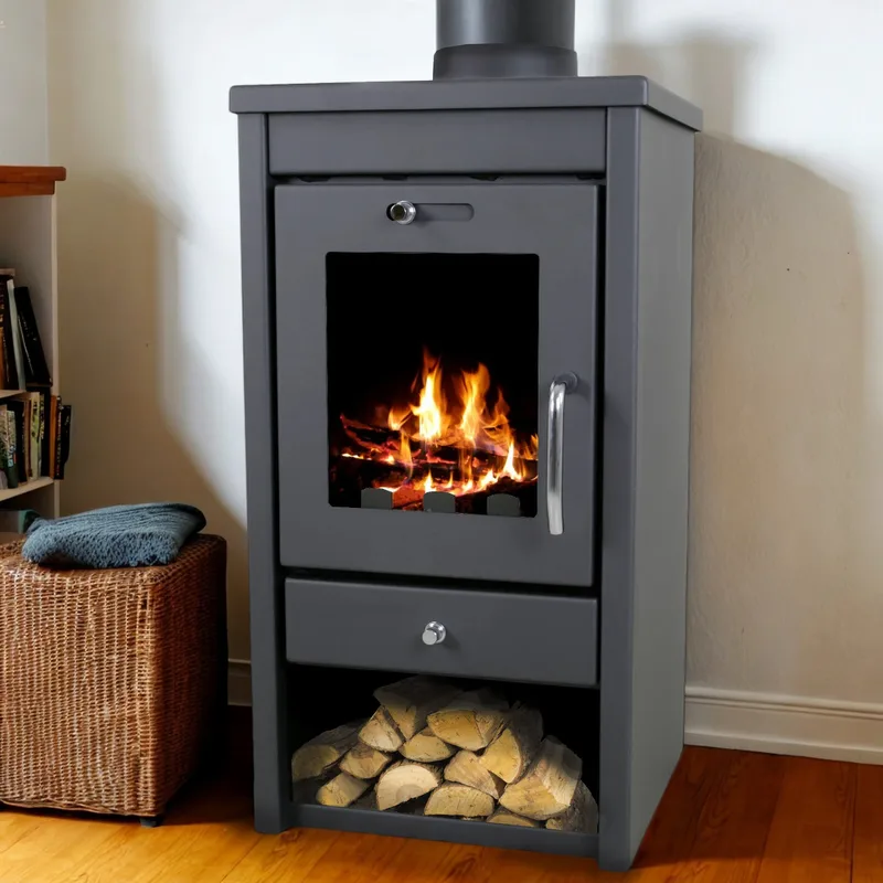 Braskamin 7kW | Verkningsgrad 80% | Ylöjärvi - Inredning - Kaminer - Brasvärme - Braskamin & vedkamin