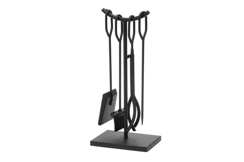 Eldstadsset Mustang Bridge 4 Delar, Svart