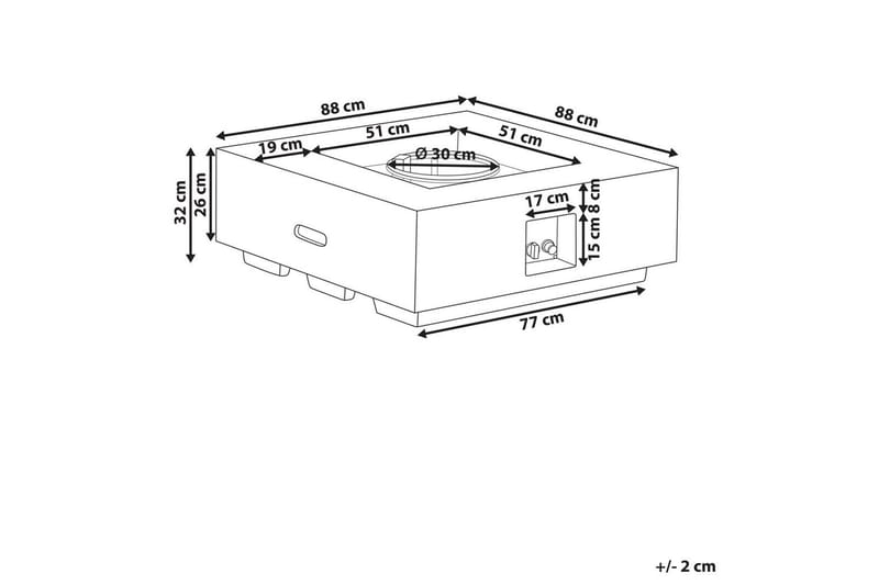 Gasoleldstad Hekla - Inredning - Kaminer - Utomhuskamin & eldstad