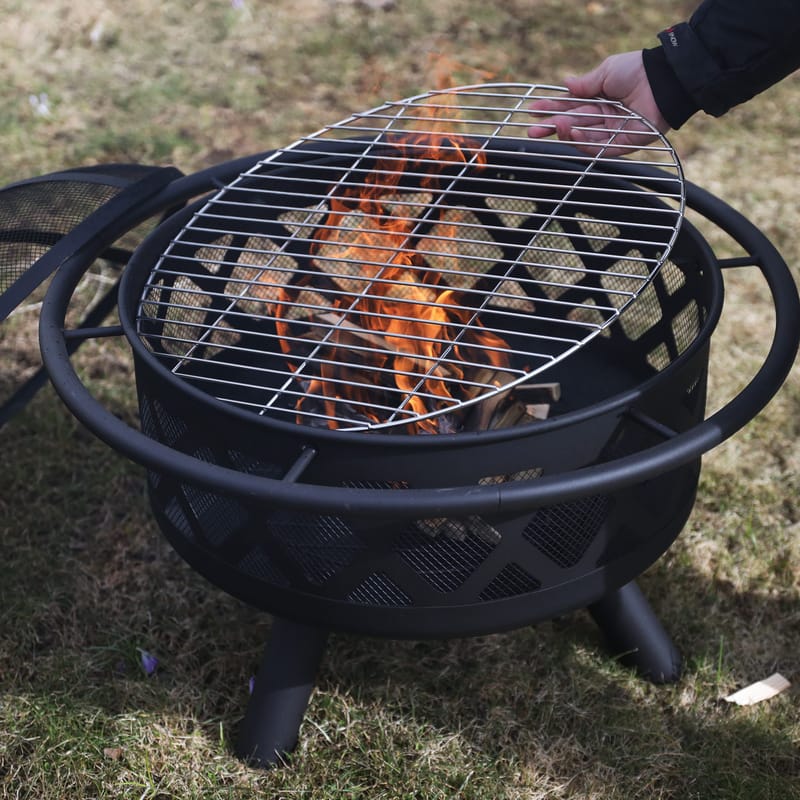 Habanero Eldstad / eldkorg i stål | Portabel grill för utomhusmiljö | Eldsland - Inredning - Kaminer - Utomhuskamin & eldstad