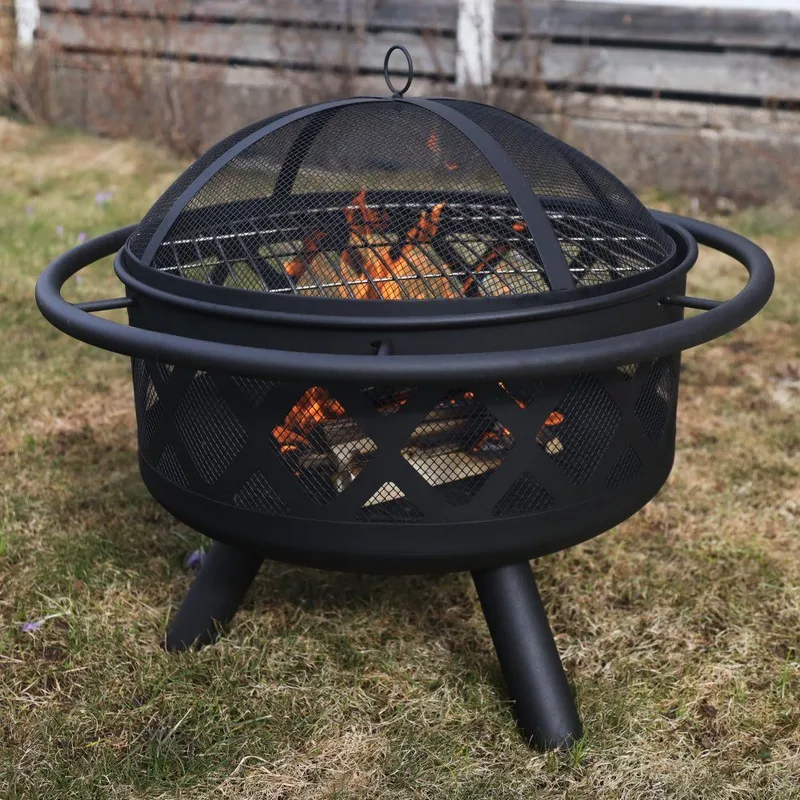 Habanero Eldstad / eldkorg i stål | Portabel grill för utomhusmiljö | Eldsland, undefined