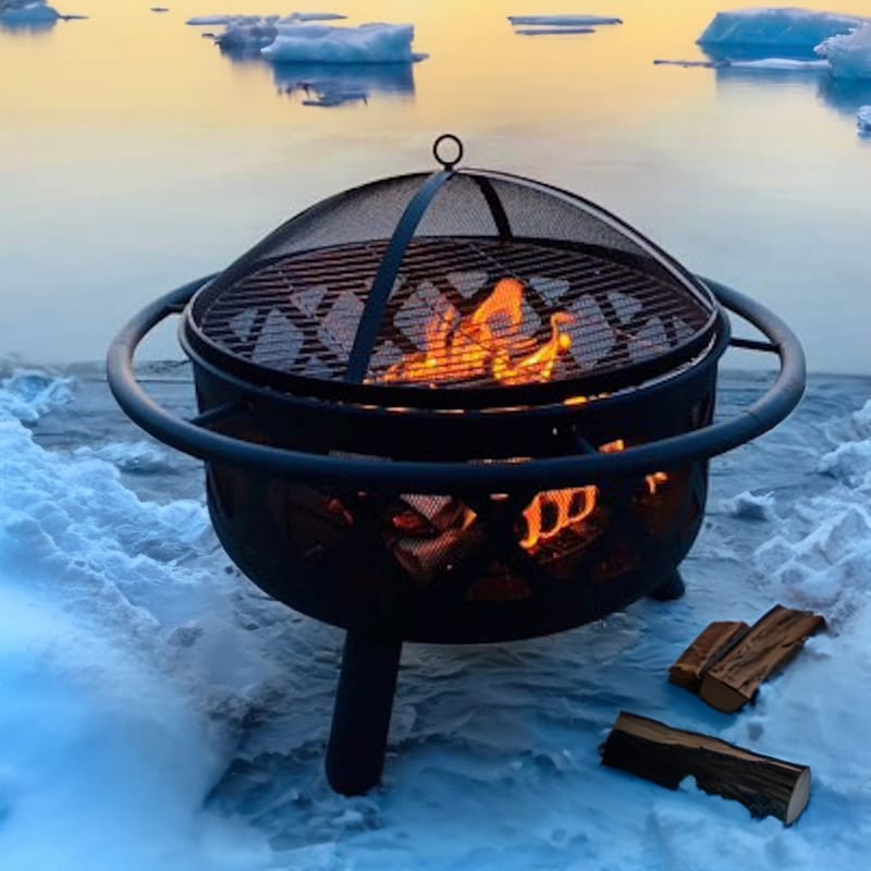 Habanero Eldstad / eldkorg i stål | Portabel grill för utomhusmiljö | Eldsland - Inredning - Kaminer - Utomhuskamin & eldstad