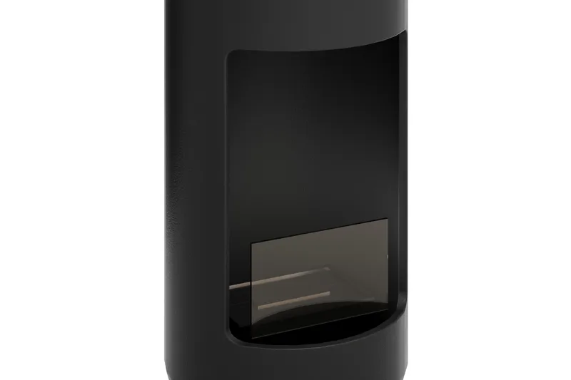 Corbo Fristående Rund Etanolkamin 83x40x40 cm i Stål - Svart - Inredning - Kaminer - Kamin utan skorsten - Etanolkaminer