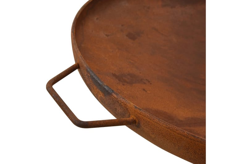Eldstad 70x59x28 cm stål - Brun - Inredning - Kaminer - Utomhuskamin & eldstad