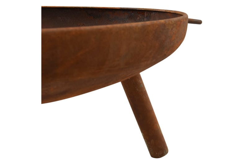 Eldstad 70x59x28 cm stål - Brun - Inredning - Kaminer - Utomhuskamin & eldstad
