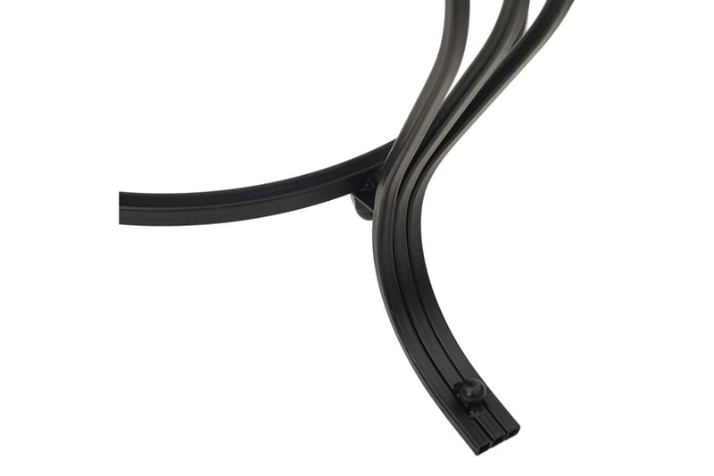 Eldstad med eldgaffel 49 cm stål - Svart - Inredning - Kaminer - Utomhuskamin & eldstad