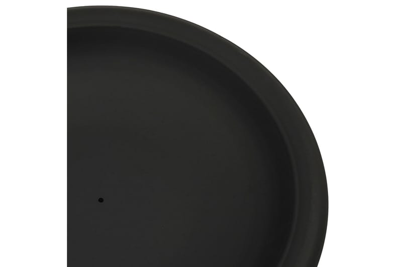 Eldstad med eldgaffel 75 cm XXL stål - Svart - Inredning - Kaminer - Utomhuskamin & eldstad