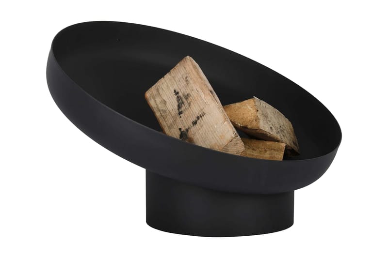 Esschert Design Eldfat lutande stål svart FF402 - Svart - Inredning - Kaminer - Utomhuskamin & eldstad