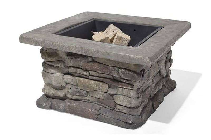 Kelud Eldstad 73|72|47 cm - Grå - Inredning - Kaminer - Utomhuskamin & eldstad