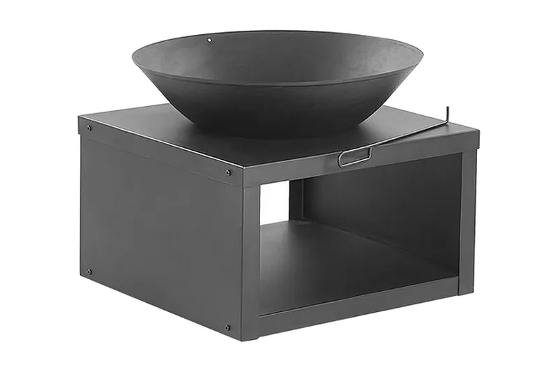 Ramoncito Eldstad 60 cm, Stål/Svart