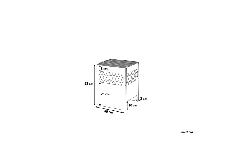 Shiga Eldstad 40|40|53 cm - Svart - Inredning - Kaminer - Utomhuskamin & eldstad