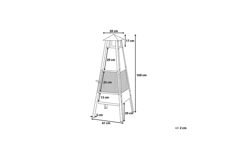 Yasur Eldstad 41|41|100 cm - Svart - Inredning - Kaminer - Utomhuskamin & eldstad