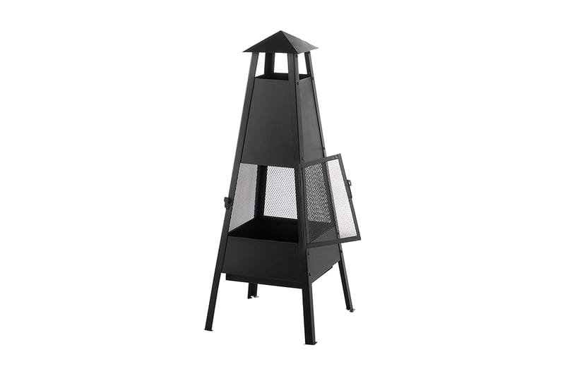 Yasur Eldstad 41|41|100 cm, Svart