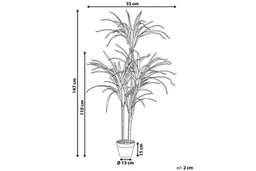 Berden Konstgjord Krukväxt 147 cm Dracaena anita - Grön - Inredning - Konstgjorda växter & plastväxter