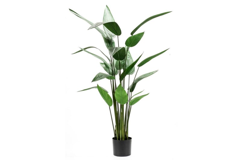 Emerald Konstväxt Heliconia grön 125 cm 419837 - Balkongblommor - Konstgjorda växter & plastväxter