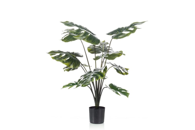 Emerald Konstväxt monstera 98 cm i kruka - Balkongblommor - Konstgjorda växter & plastväxter