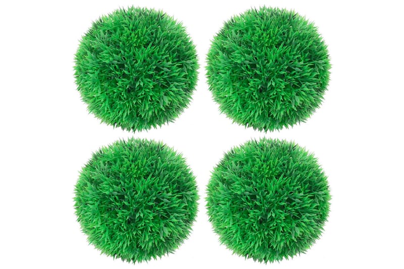 Konstgjorda buxbombollar 4 st 12 cm - Grön - Inredning - Konstgjorda växter & plastväxter