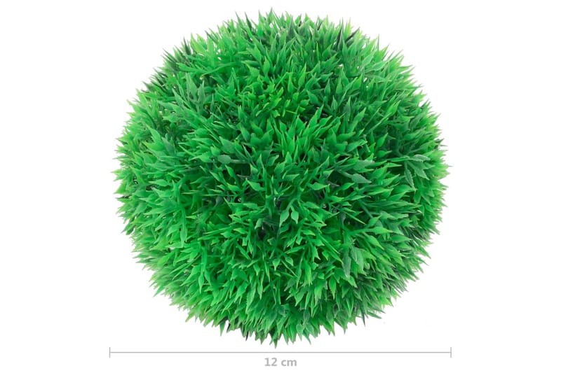 Konstgjorda buxbombollar 4 st 12 cm - Grön - Balkongblommor - Konstgjorda växter & plastväxter